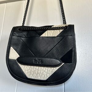 Black and White Coach convertible bag